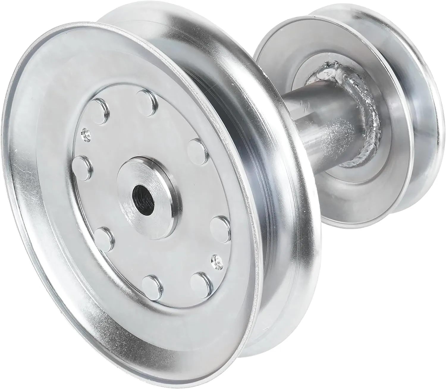 Caltric Engine Double Pulley Compatible with Ayp Poulan Husqvarna 532140186 140186 275-100 275100