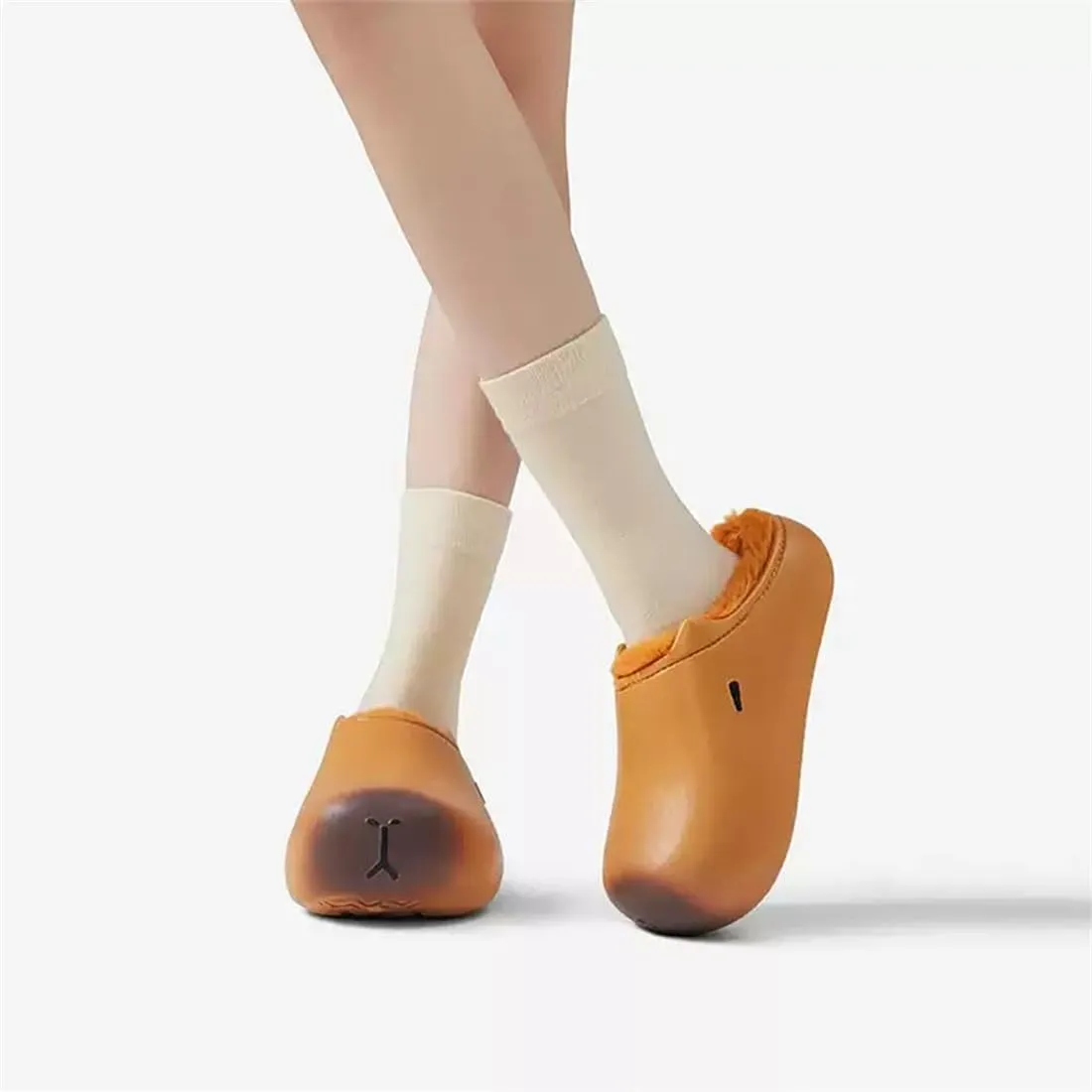 Capybara Slippers, Capybara Plush Bedroom Slipper, Warm Waterproof Cotton Capybara Slippers For Women Men, Indoor and Outdoor