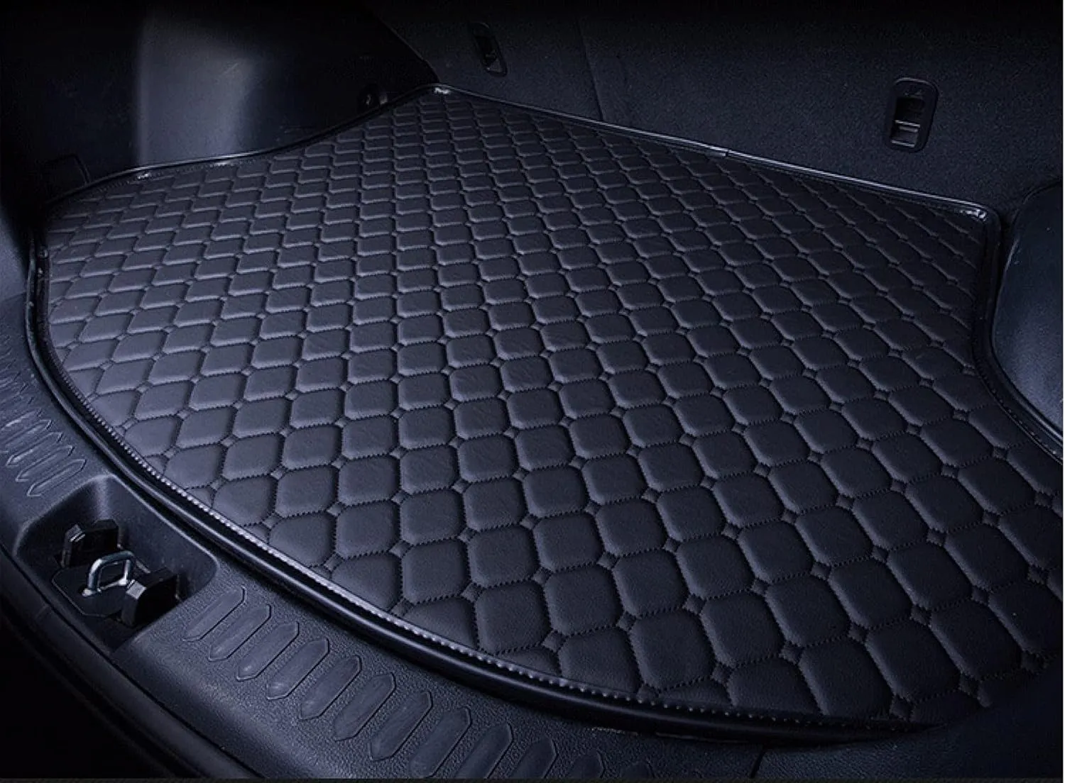 Car Leather Boot Liner Mats for Jaguar F-Pace 2019-2022 2023 2024 2025 Auto Rear Trunk Mat Anti-Slip Waterproof Pad Liner Protector Interior Accessories