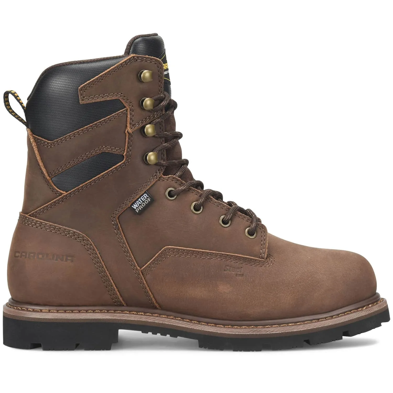 Carolina Gruntz CA3599 8-Inch Men's 8-Inch Brown Safety Toe Work Boot
