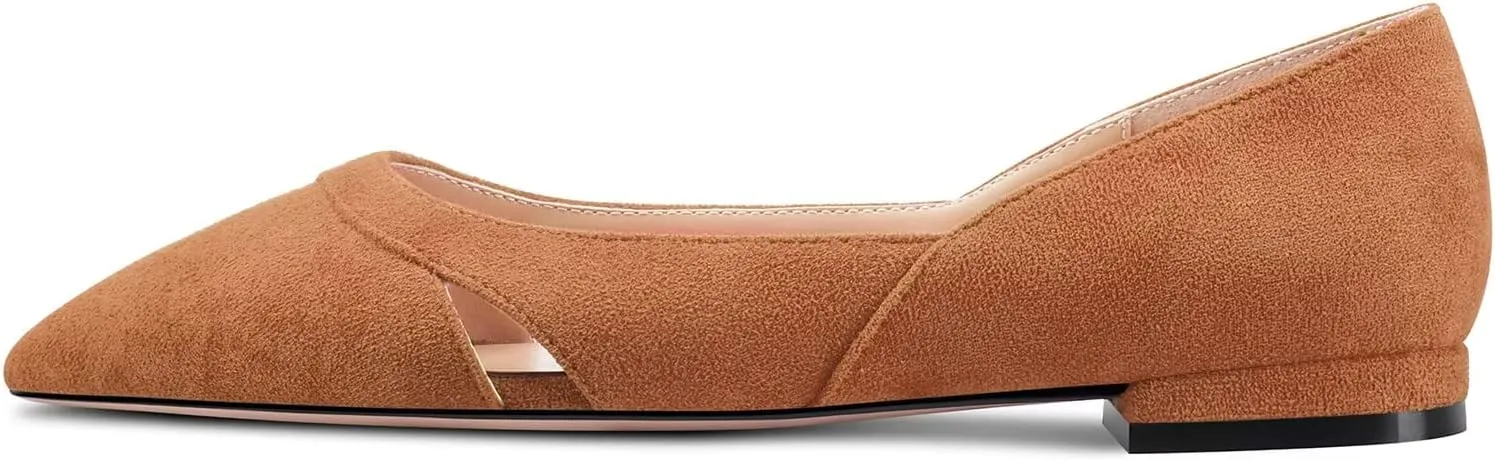 Castamere Women Low Heel Pointed Toe Slip-on Pumps Wedding Classic 0.4 Inches Heels