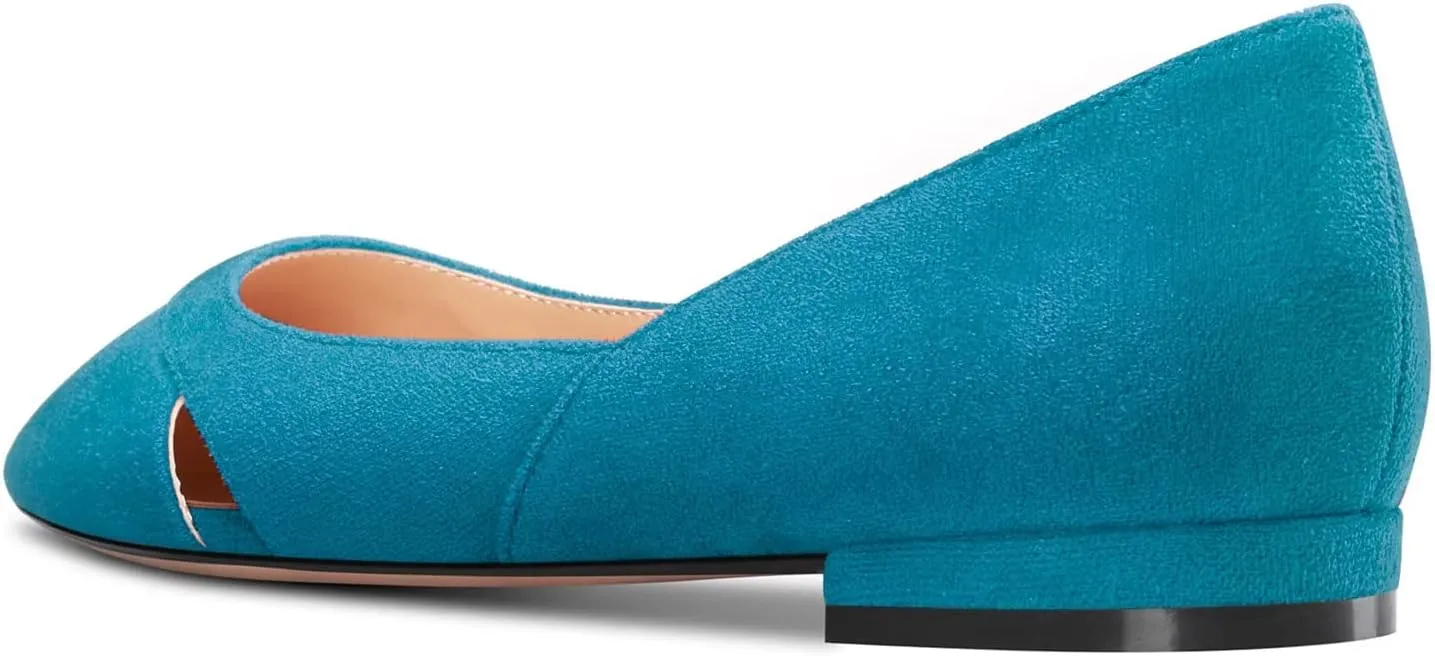 Castamere Women Low Heel Pointed Toe Slip-on Pumps Wedding Classic 0.4 Inches Heels