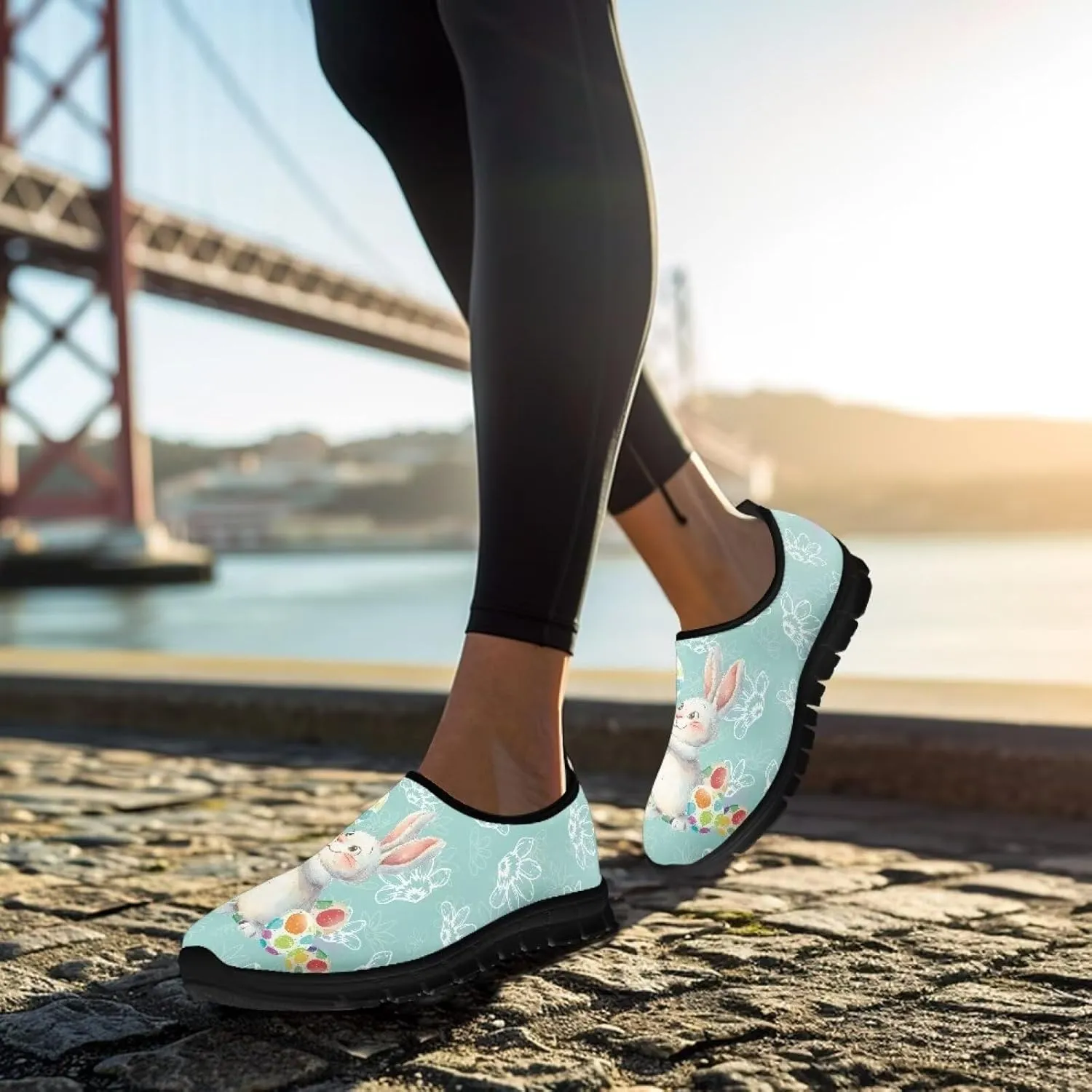 Casual Slip On Shoes for Women Flat Walking Shoes for Holiday Party