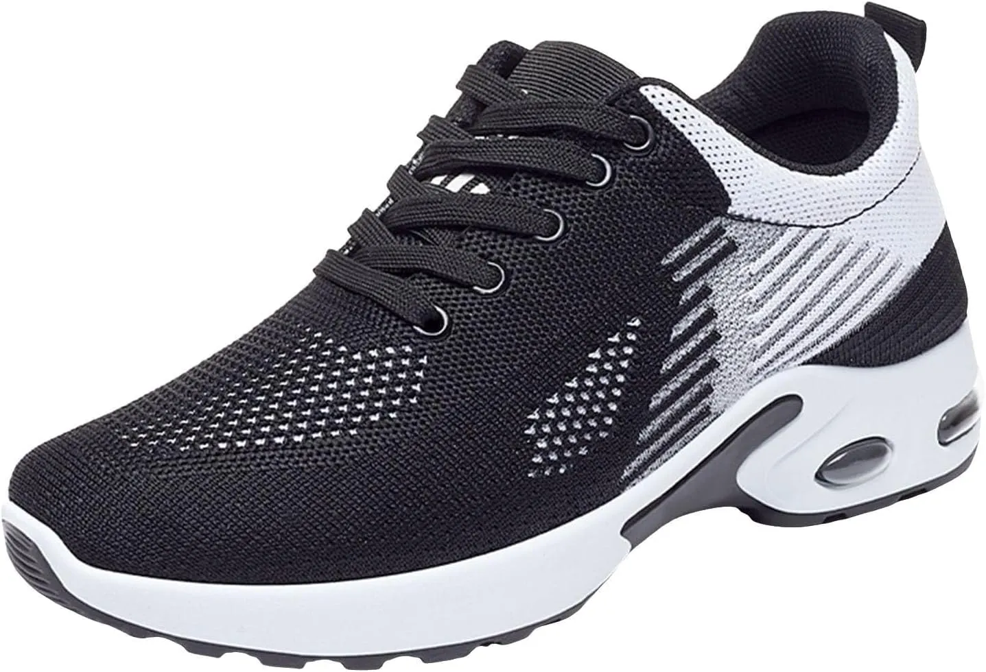 Casual Sneakers for Women Lightweight Breathable Non Slip Walking Shoes Air Cushion Running Tennis Walking Shoes Mesh Breathable Fashion Sneakers Work Tennis Sport Athletic Trainers