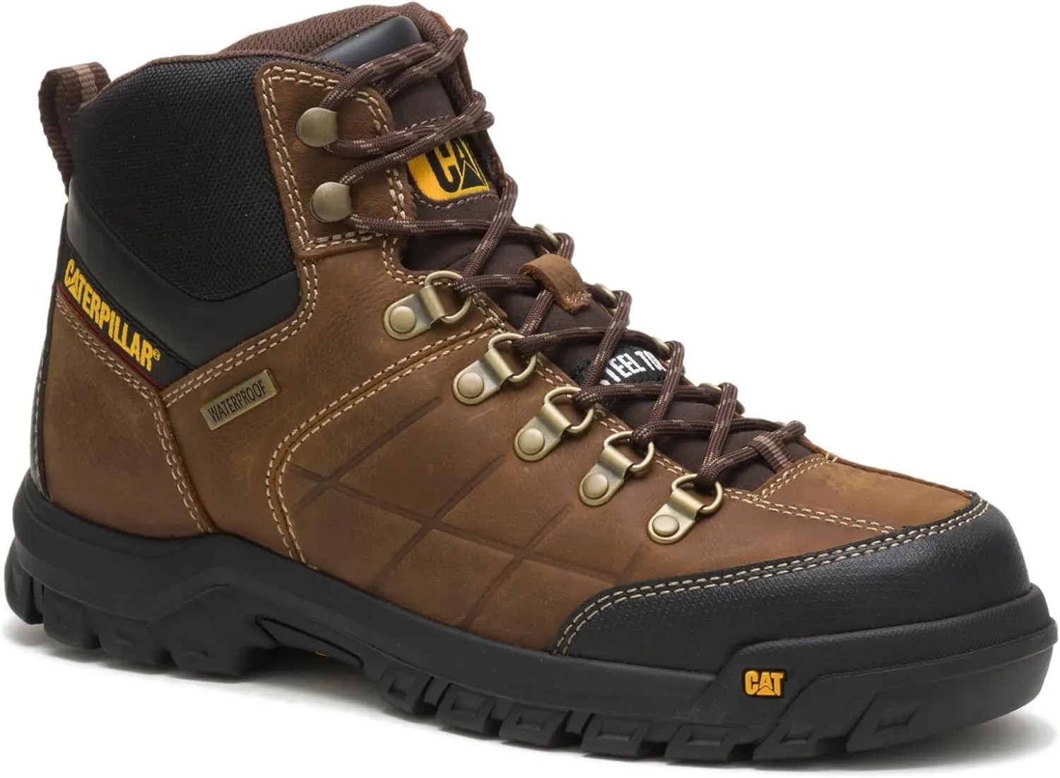 CAT Men’s Threshold Waterproof Steel Toe Work Boot
