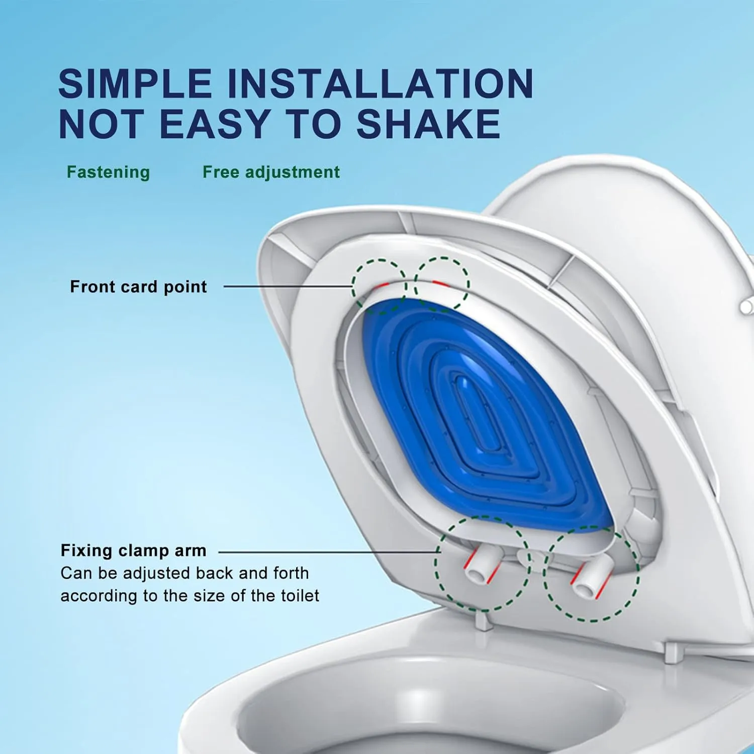 Cat Toilet Training System, Professional Teach Cat to Use Toilet Cat Toilet Training Kit Universal Reusable Kitty Toilet Trainer Urinal Seat with Design Blue Tray (White Tray , 1 Blue Inner Support)