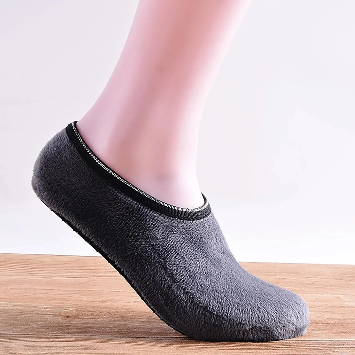 CEAeis Womens Slipper Non-Slip Socks, Warm Soft Fleece Gripper Slipper, Velvet Indoor Socks Slippers for Women and Girls