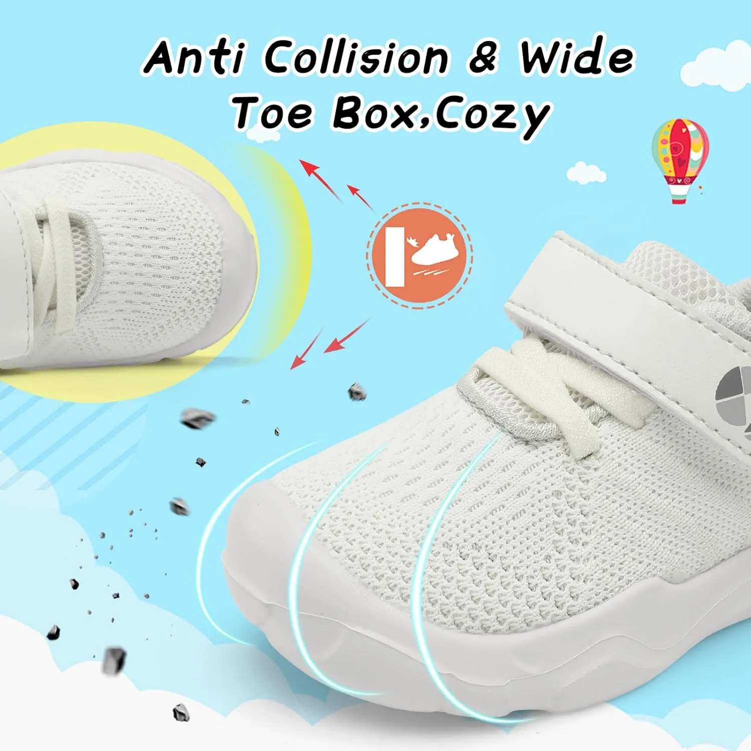 Centipede Demon Toddler Shoes Boys Girls Breathable Sneakers Kids Barefoot Shoes Lightweight Walking Running Shoe Outdoor Athletic Tennis Shoe