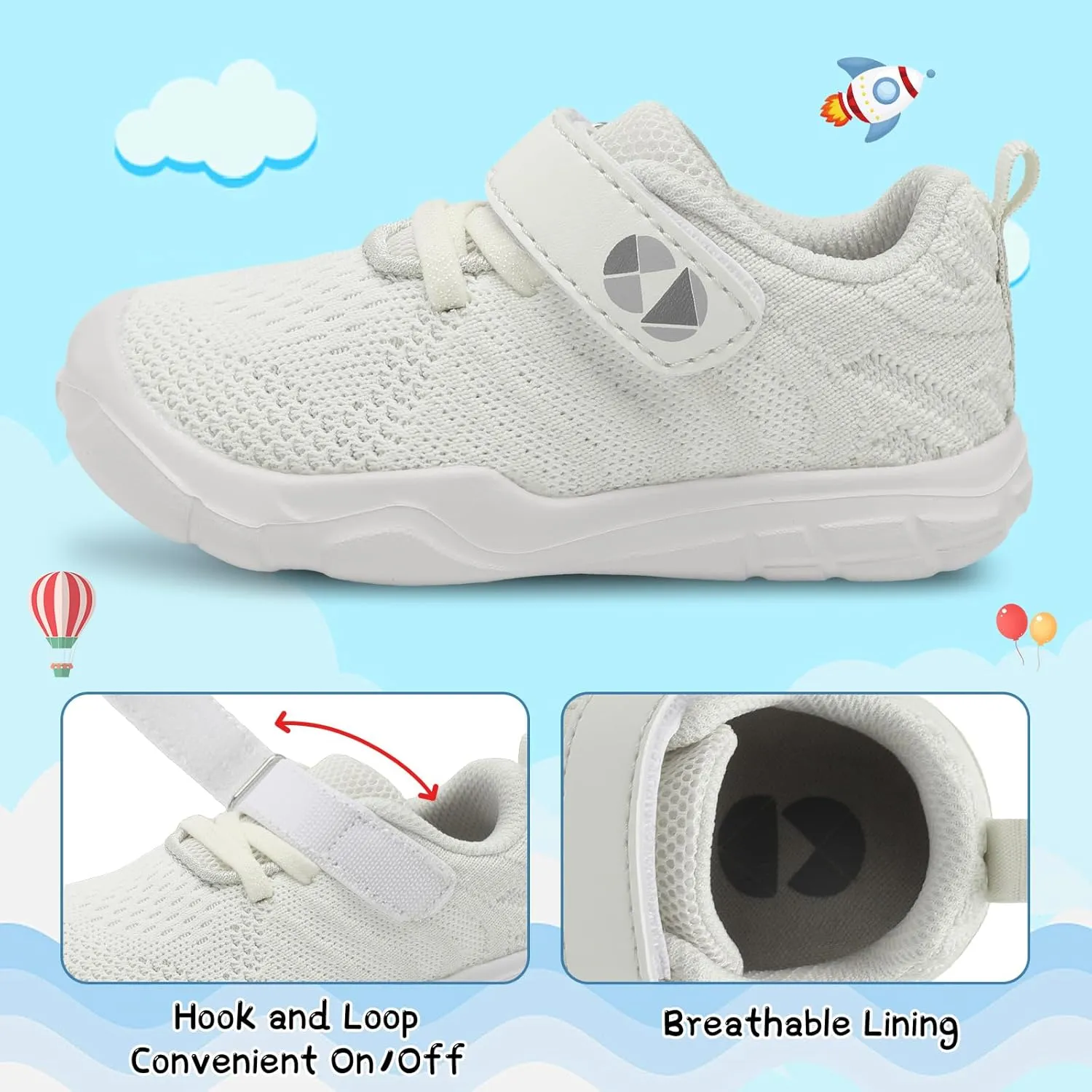 Centipede Demon Toddler Shoes Boys Girls Breathable Sneakers Kids Barefoot Shoes Lightweight Walking Running Shoe Outdoor Athletic Tennis Shoe