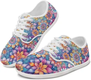 chaqlin Low Cut Tennis Shoes for Women Fashion Running Walking Slip On Sneakers Classic Lace-up Flat Shoe