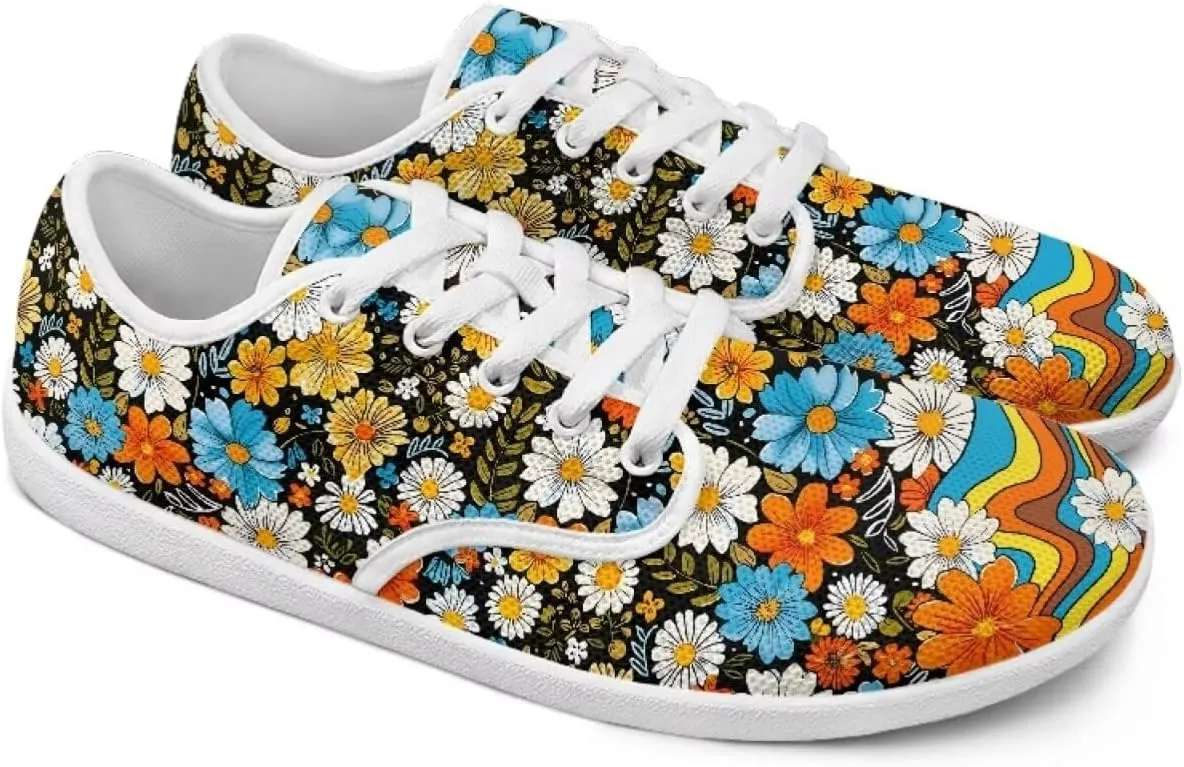 chaqlin Low Cut Tennis Shoes for Women Fashion Running Walking Slip On Sneakers Classic Lace-up Flat Shoe