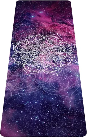 Cifupy Yoga Mat Double-Sided Non Slip Exercise Mat Eco Friendly TPE Fitness Exercise Mat With Carrying Strap & Storage Bag Workout Mat for Yoga, Pilates and Floor Exercises