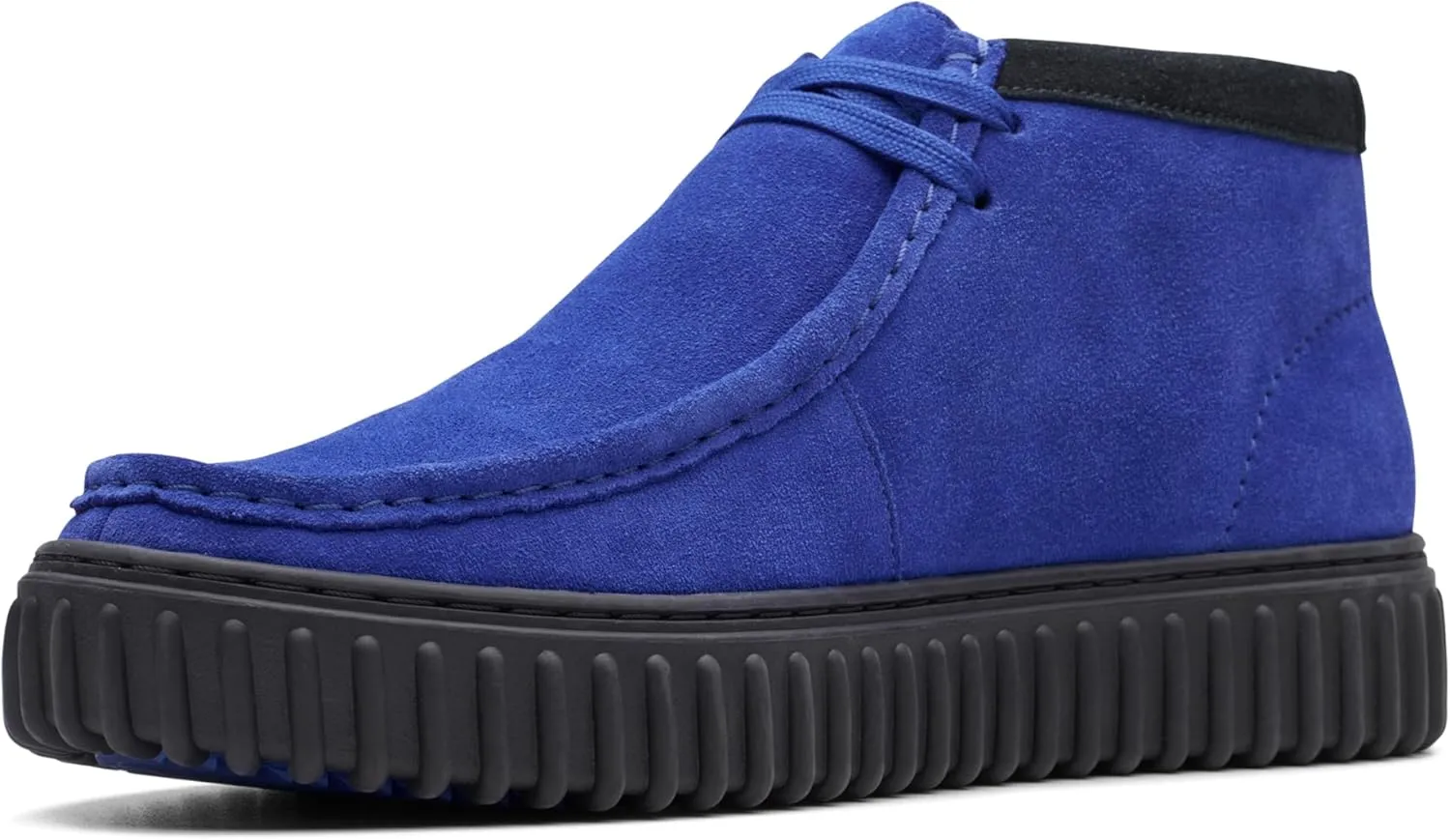 Clarks Men's Torhill Hi Chukka Boot Cobal Suede