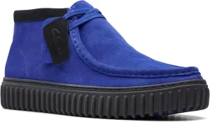 Clarks Men's Torhill Hi Chukka Boot Cobal Suede