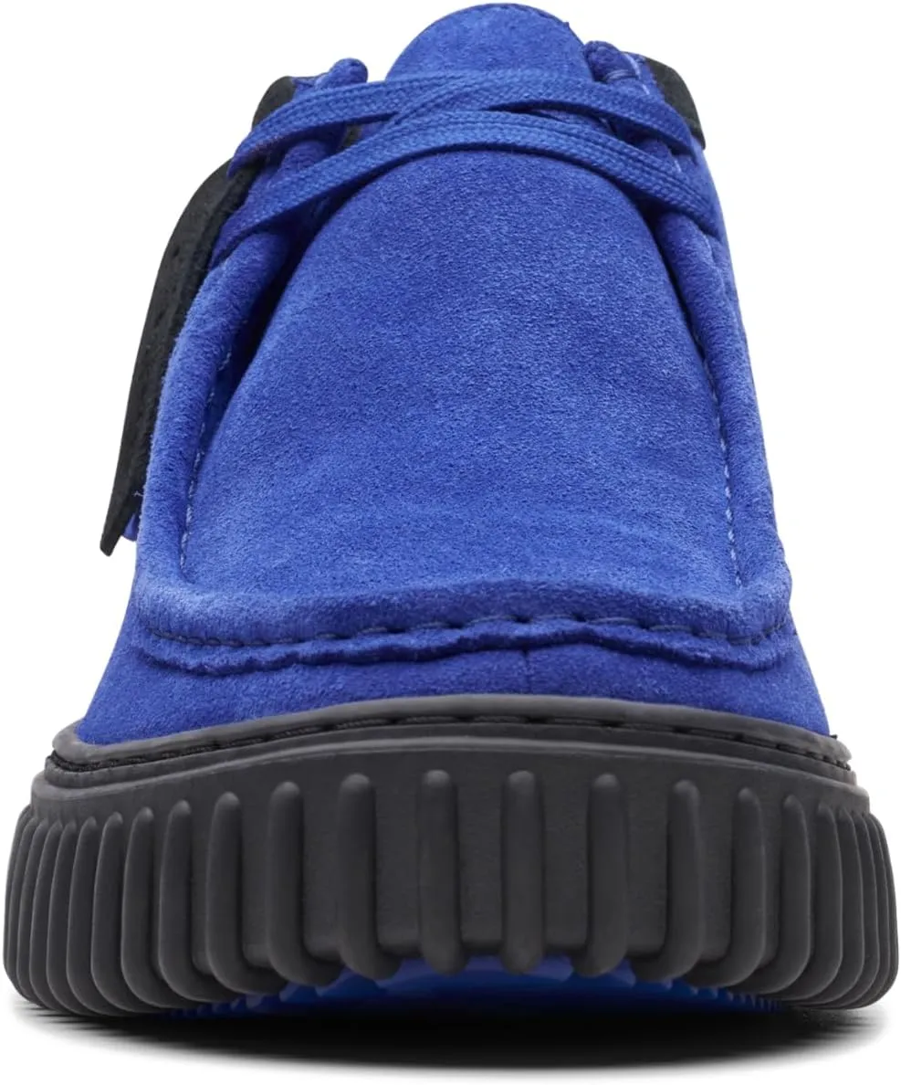 Clarks Men's Torhill Hi Chukka Boot Cobal Suede