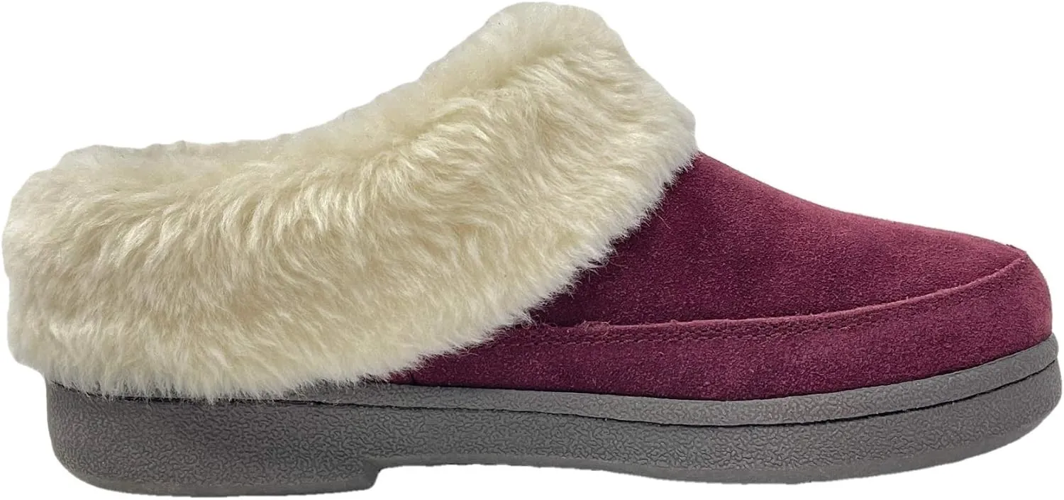 Clarks Women's, Faux Fur Lined Slipper Clog