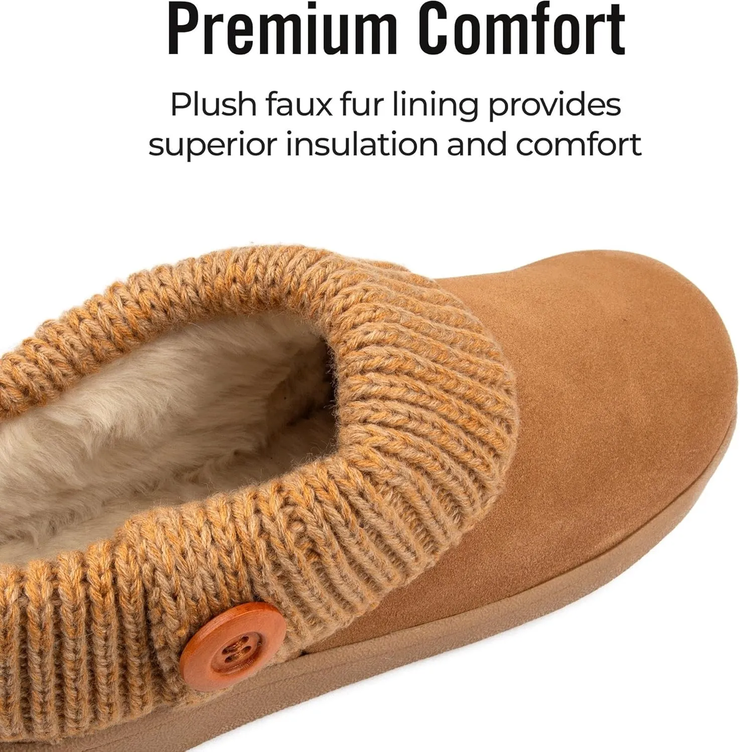 Clarks Women's Knit Scuff Slipper