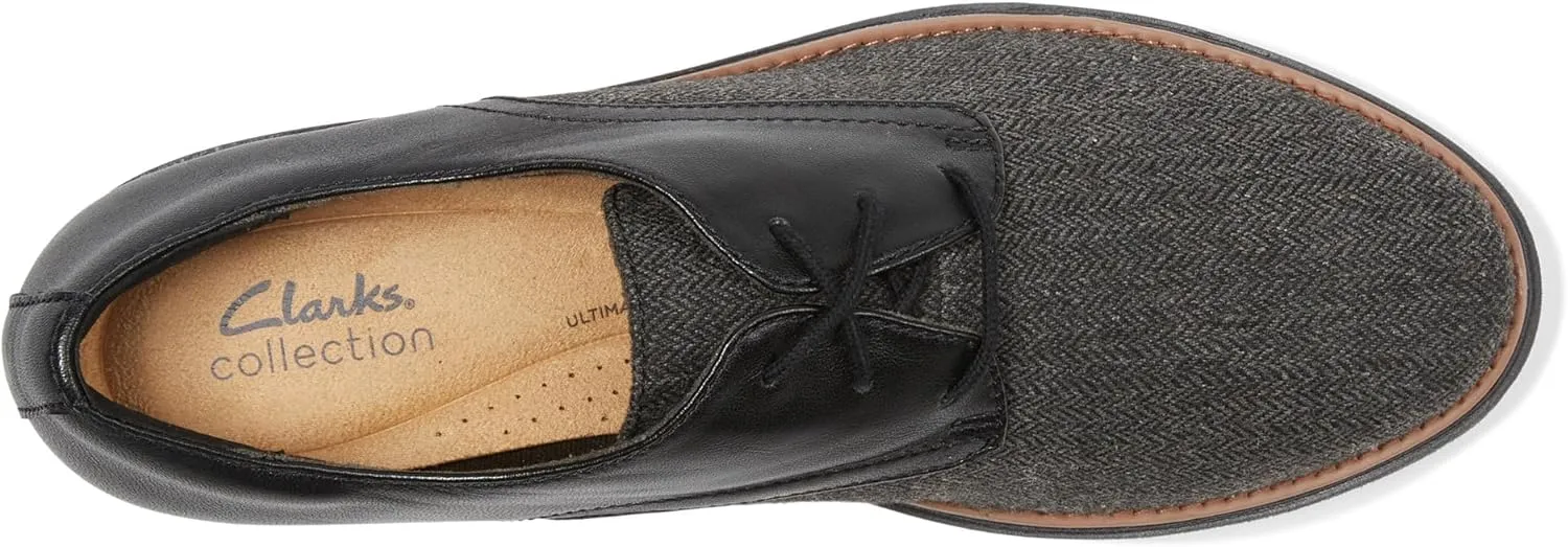 Clarks Womens Sharon Rae Lace-Up Leather Oxfords