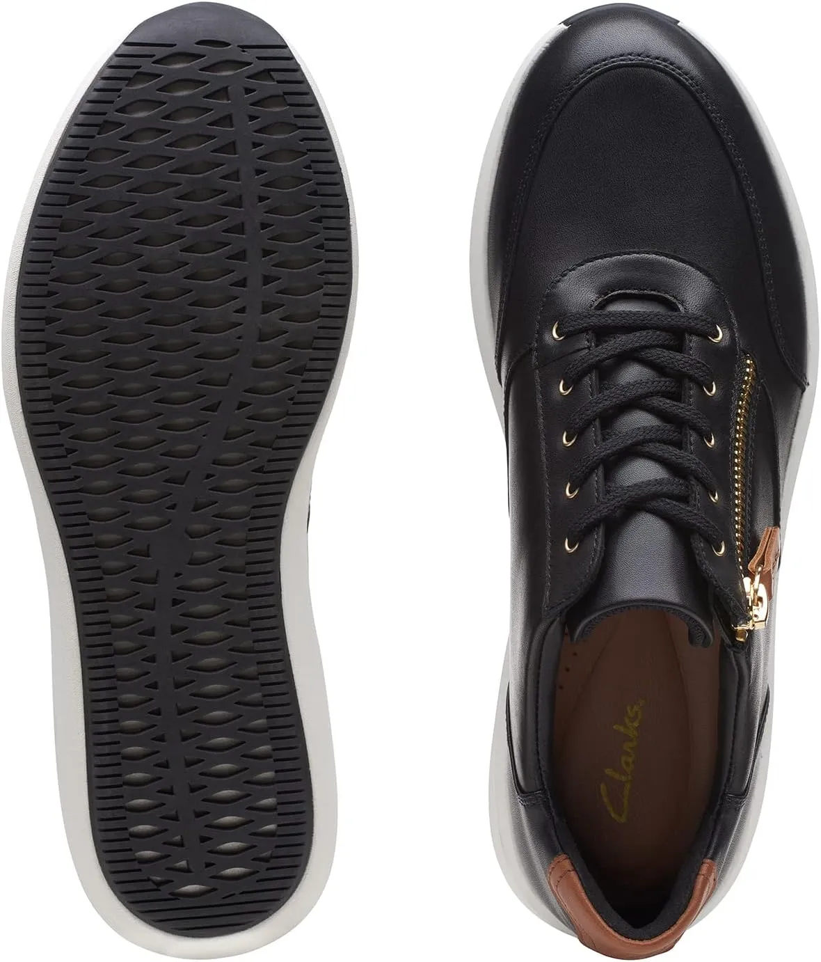 Clarks Women's Un Rio Zip Sneaker