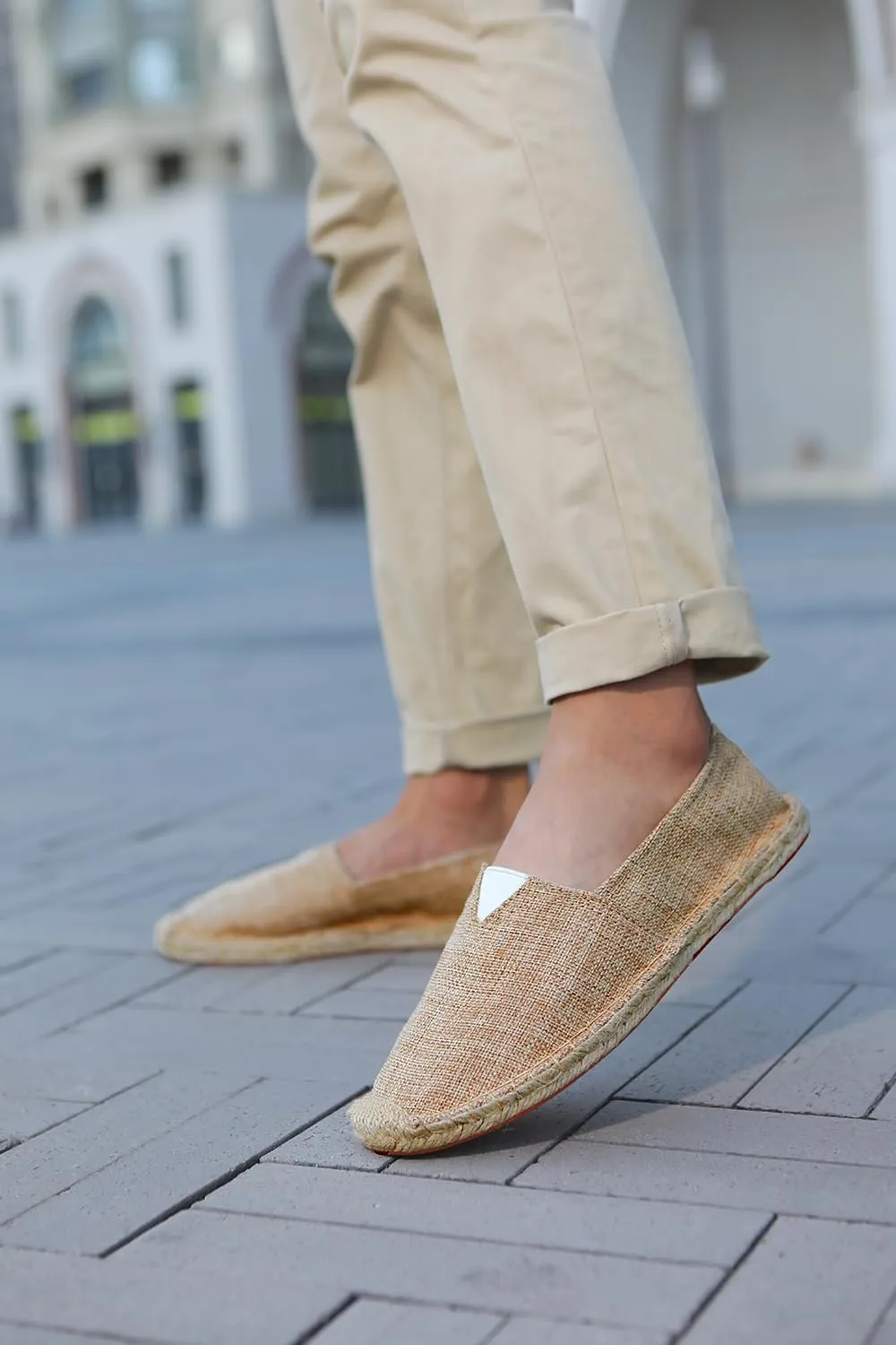 Closed Toe Canvas Slip on Flat Espadrilles Loafers for Men and Women