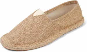 Closed Toe Canvas Slip on Flat Espadrilles Loafers for Men and Women