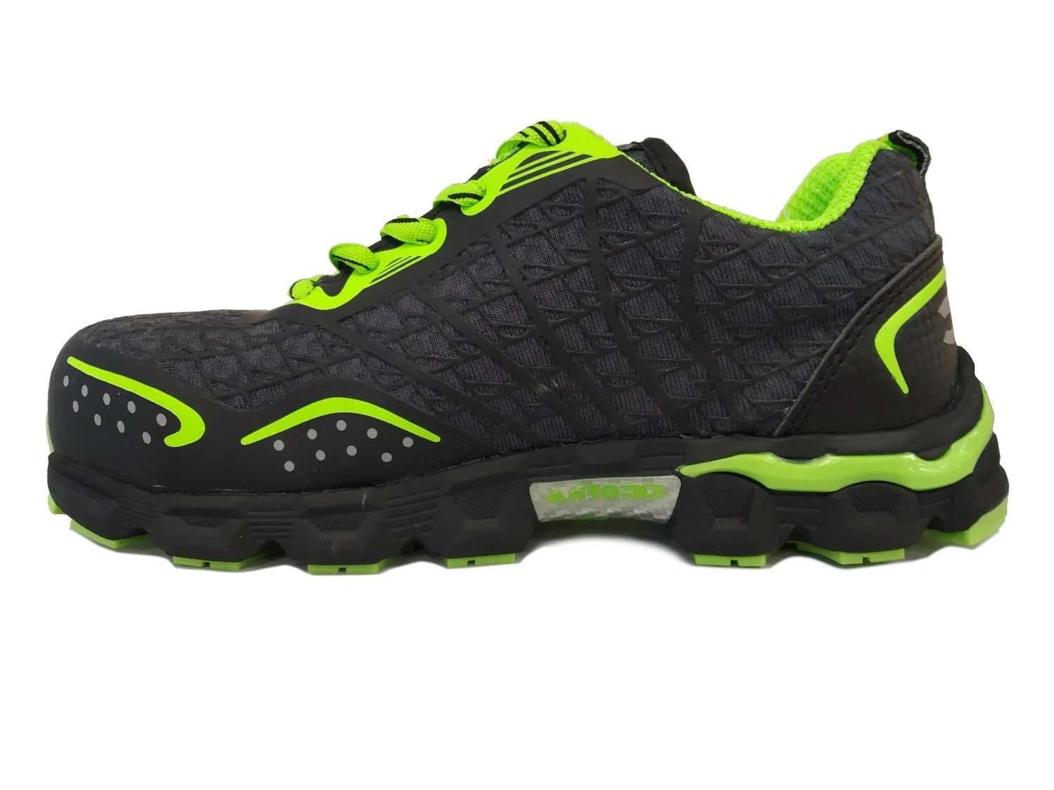 Cofra Low Kick Safety Trainer Shoes Breathable Mesh Upper Aluminium Toe Cap S1 P SRC