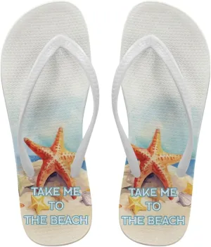 Coloranimal Womens Flip Flops Summer Beach Sandals Non Slip Flip Flops Thong Sandals for Women Lightweight Ladies Slip On Summer Slippers