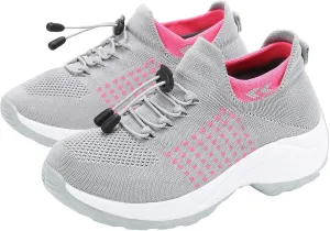 Comfort Orthowear Shoes for Women Men Orthopedic Tennis Shoe Waterproof Comfortable Walking Shoes for Women with Plantar Fasciitis Air Cushion Ortho Breathable Stretch Cushion Orthopedic Sneakers