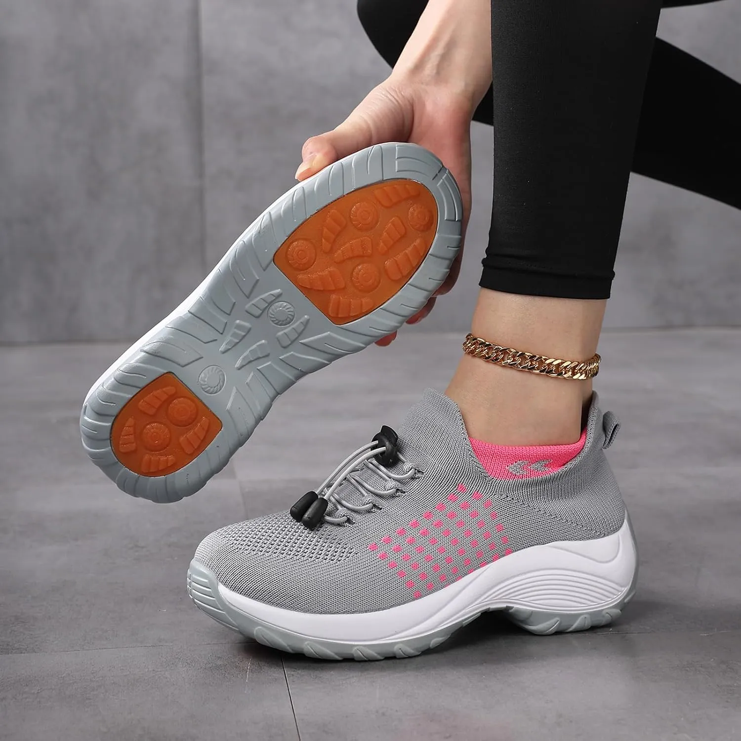 Comfort Orthowear Shoes for Women Men Orthopedic Tennis Shoe Waterproof Comfortable Walking Shoes for Women with Plantar Fasciitis Air Cushion Ortho Breathable Stretch Cushion Orthopedic Sneakers