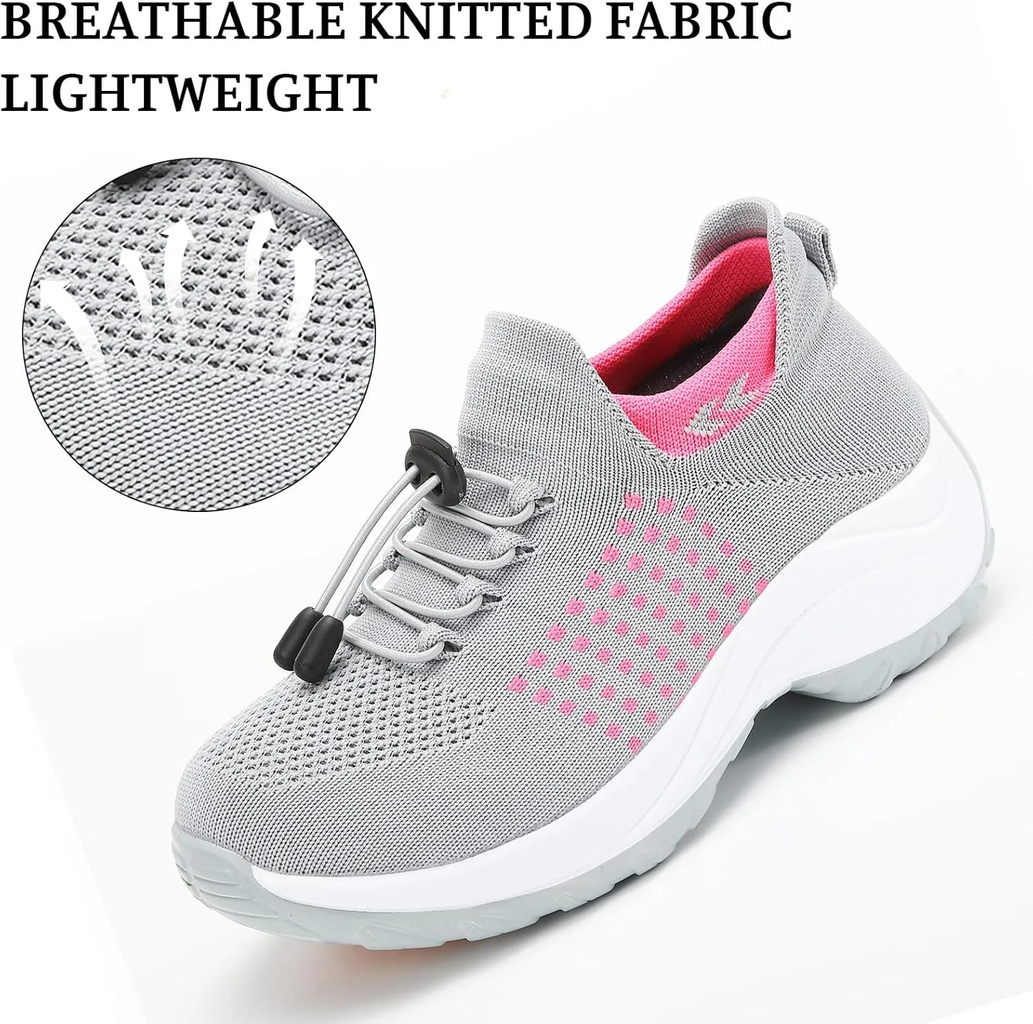Comfort Orthowear Shoes for Women Men Orthopedic Tennis Shoe Waterproof Comfortable Walking Shoes for Women with Plantar Fasciitis Air Cushion Ortho Breathable Stretch Cushion Orthopedic Sneakers