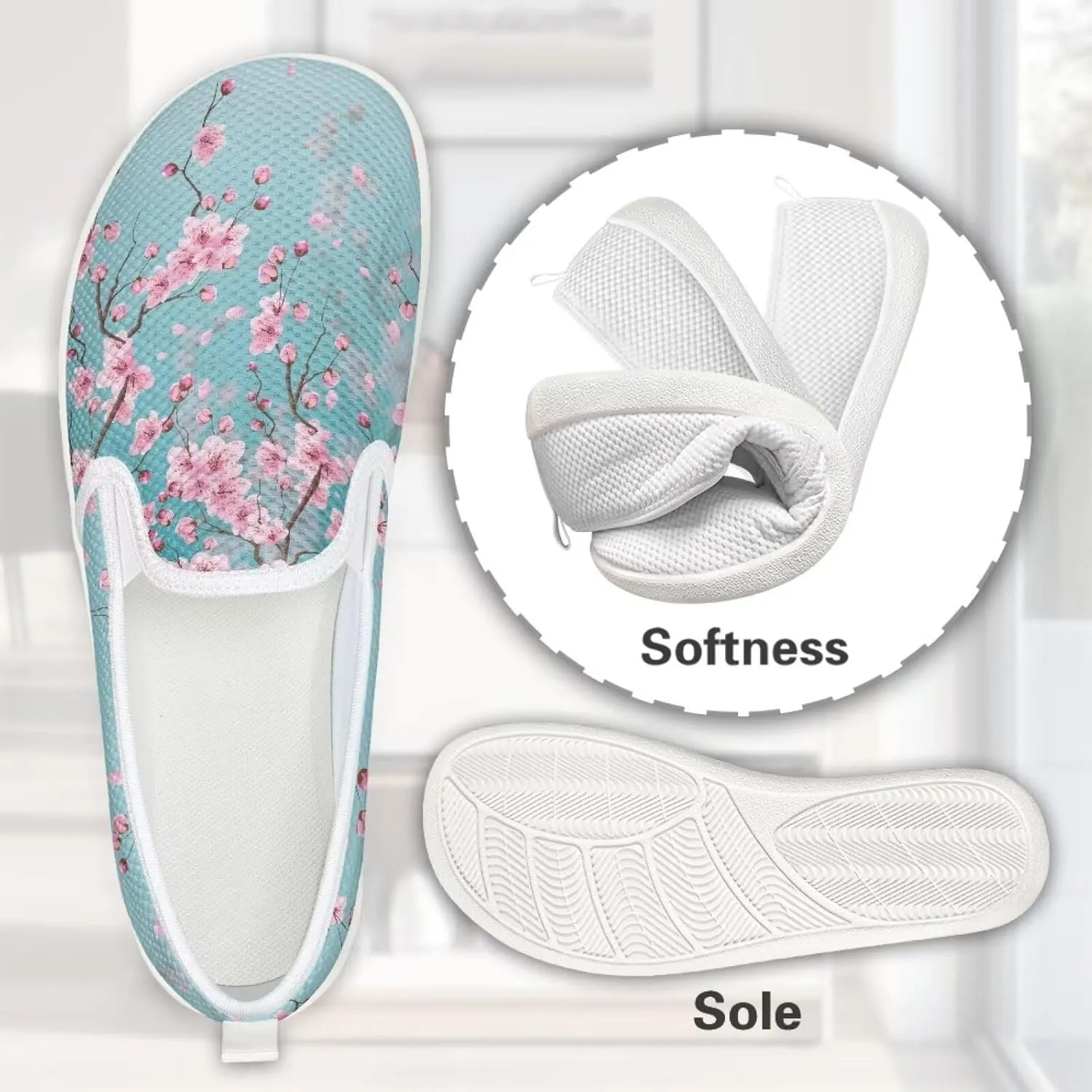 Comfortable Womens Slip On Casual Shoes Trendy Flat Shoes for Women