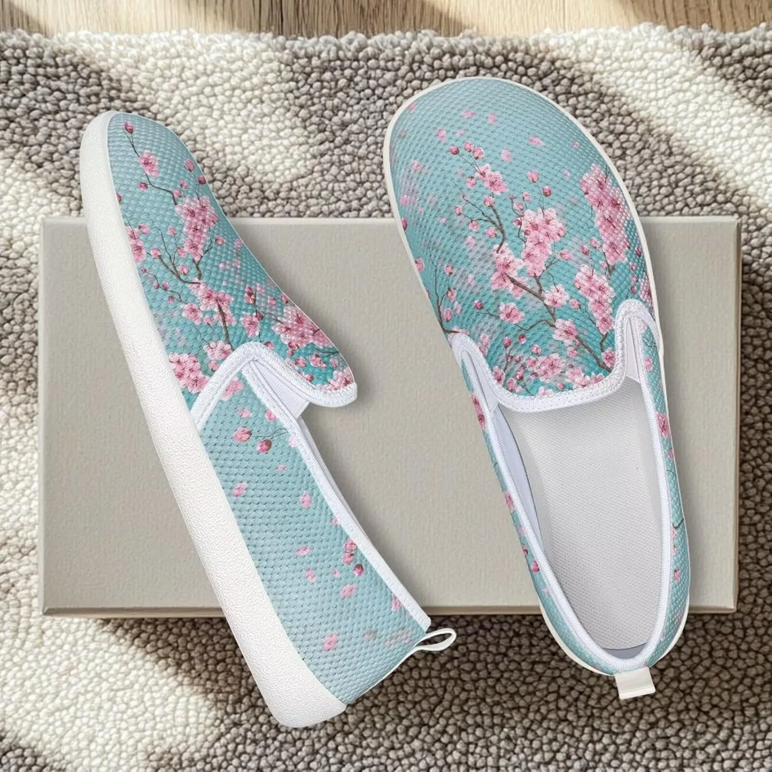 Comfortable Womens Slip On Casual Shoes Trendy Flat Shoes for Women
