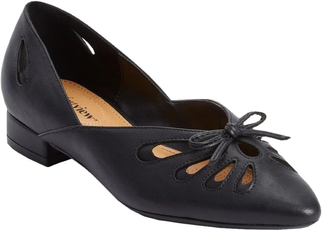 Comfortview Women's The Arabella Slip On Flat (Wide Widths Available)