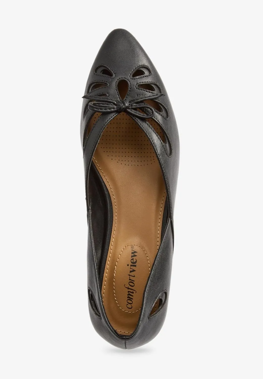 Comfortview Women's The Arabella Slip On Flat (Wide Widths Available)