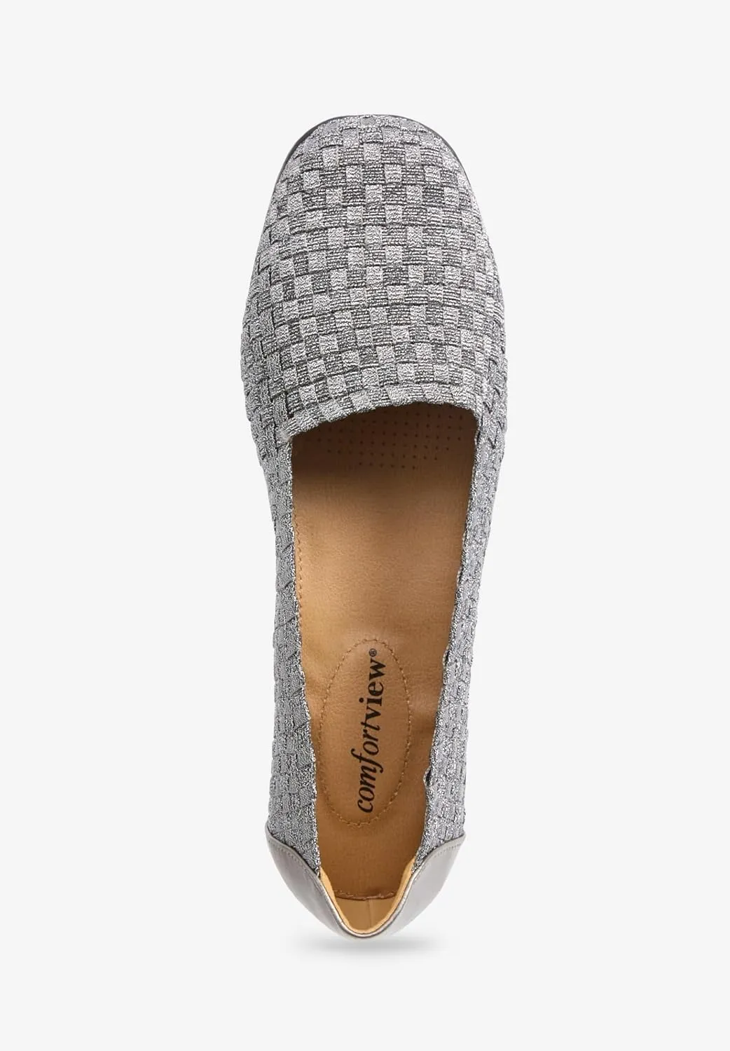 Comfortview Women's The Bethany Slip On Flat (Wide Widths Available)