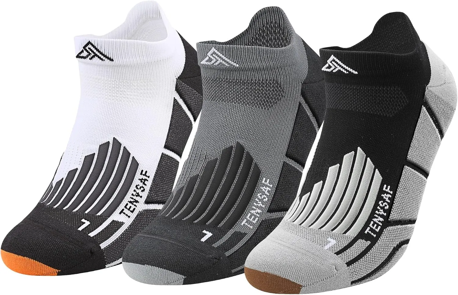 Compression Athletic Running Socks: Men Women's Low Cut Ankle Socks for Sport Enthusiasts Hiking Cycling Basketball
