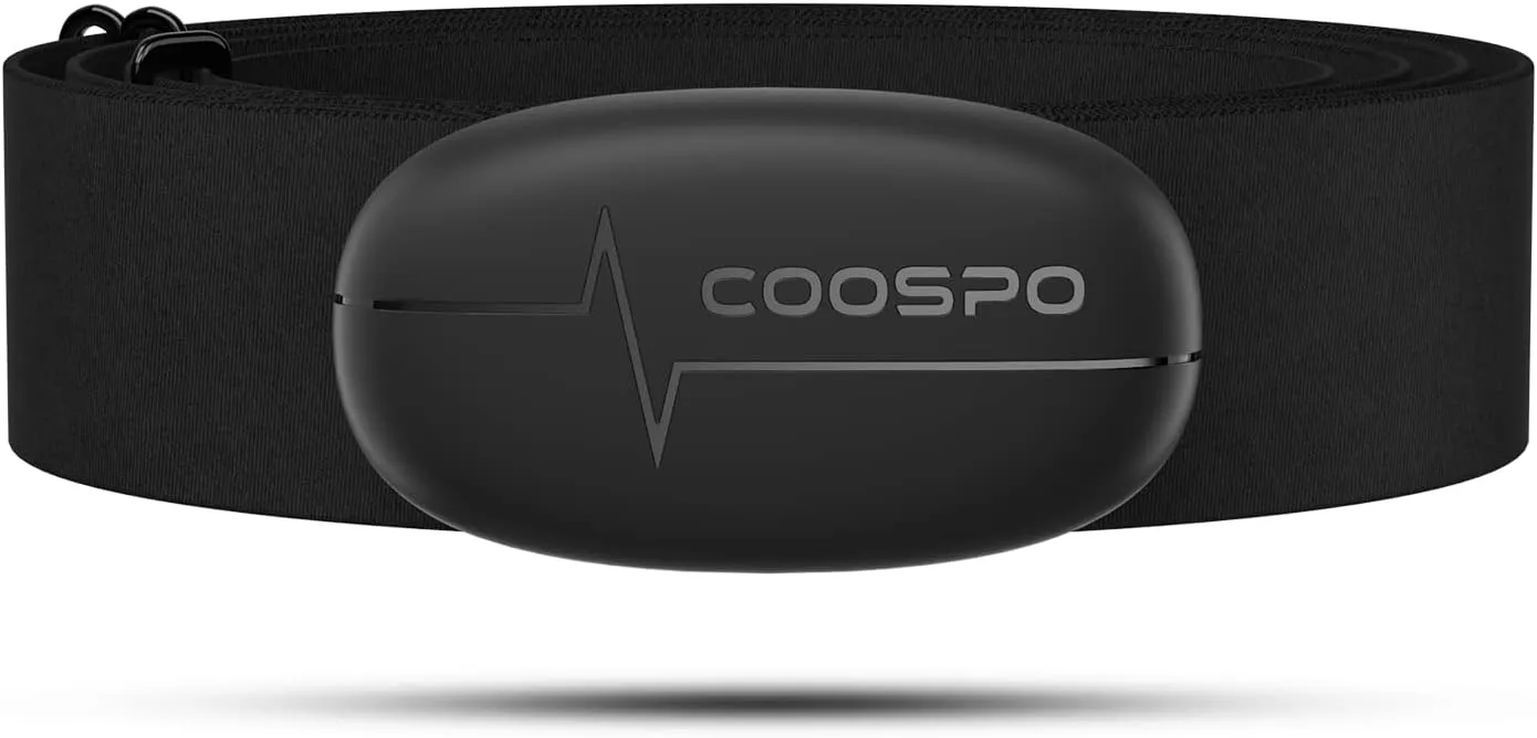 COOSPO H6 Heart Rate Monitor Chest Strap Bluetooth 4.0 ANT  IP67 Chest Heart Rate Sensor for Peloton Polar DDP Yoga Map My Ride Garmin Sports Watches