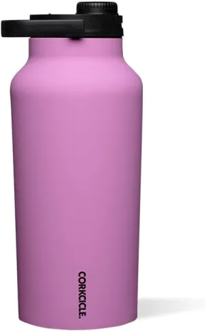 Corkcicle Sport Jug Travel Water Bottle, Triple Insulated Stainless Steel, Keeps Beverages Cold for 25 Hours or Warm for 12 Hours,BPA-Free, Fuschia, 64 oz