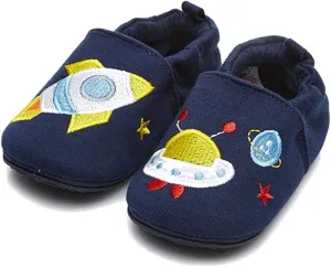COSANKIM Infant Baby Boys Girls Slipper Soft Sole Non Skid Sneaker Moccasins Toddler First Walker Cirb House Shoes