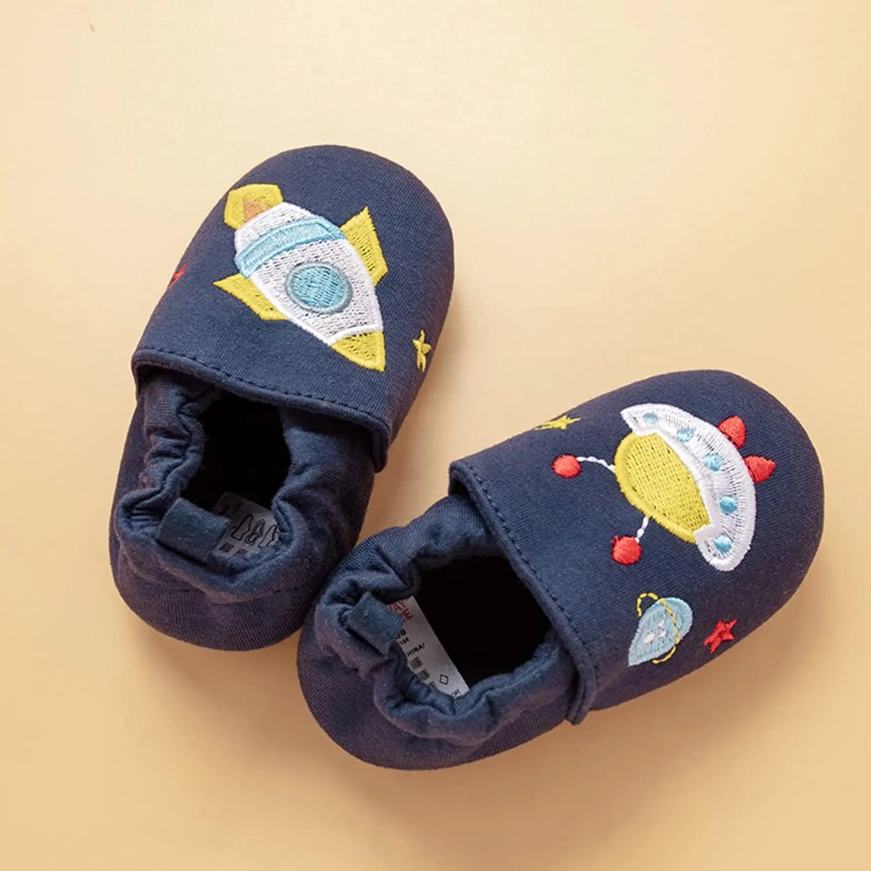 COSANKIM Infant Baby Boys Girls Slipper Soft Sole Non Skid Sneaker Moccasins Toddler First Walker Cirb House Shoes