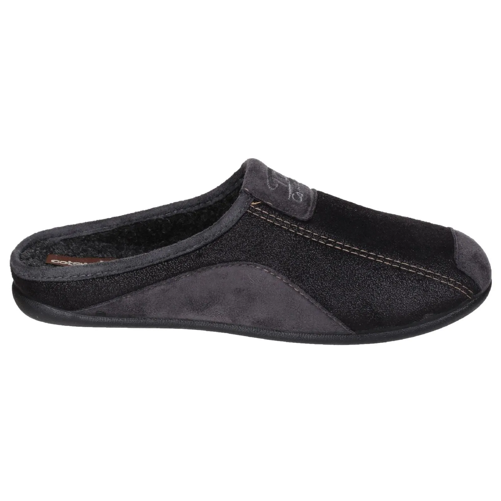 Cotswold Men's Westwell Slipper in Black