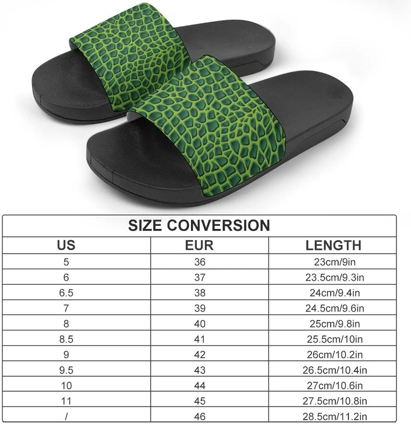 Crocodile Alligator Print House Slippers for Women Men Shower Slides Bathroom Sandals
