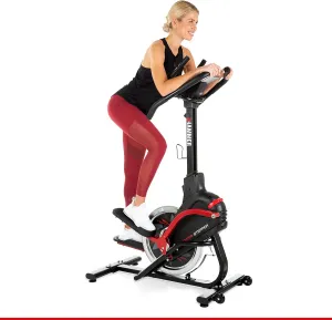 Cross Stepper, Mix of Cross Trainer and Stepper Workout, Tablet and Smartphone Holder, Fitness Apps, Max Weight Load 130 kg, 108 x 50 x 154 cm