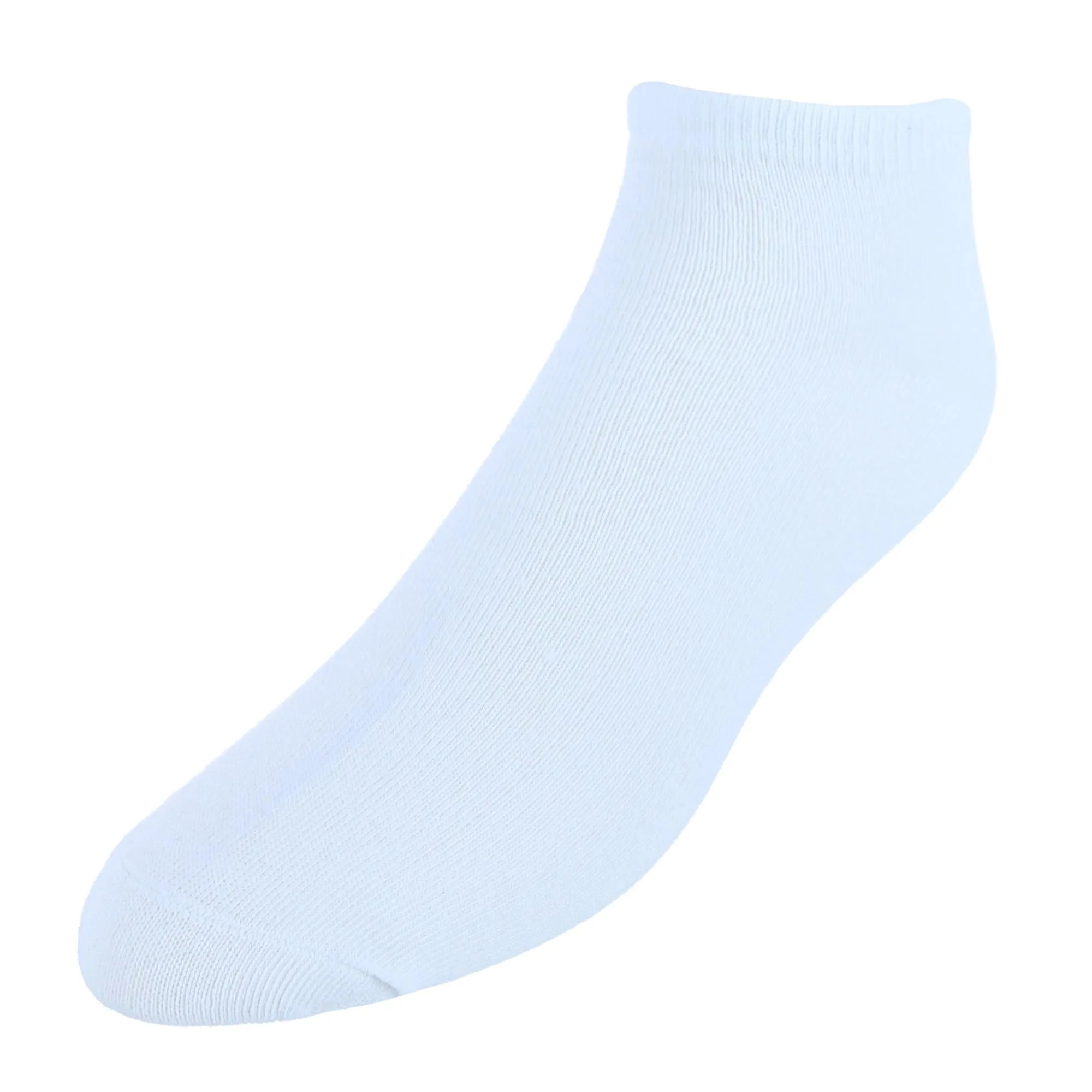 CTM® Men's Quarter Cut Athletic Comfort Socks (5 Pairs)