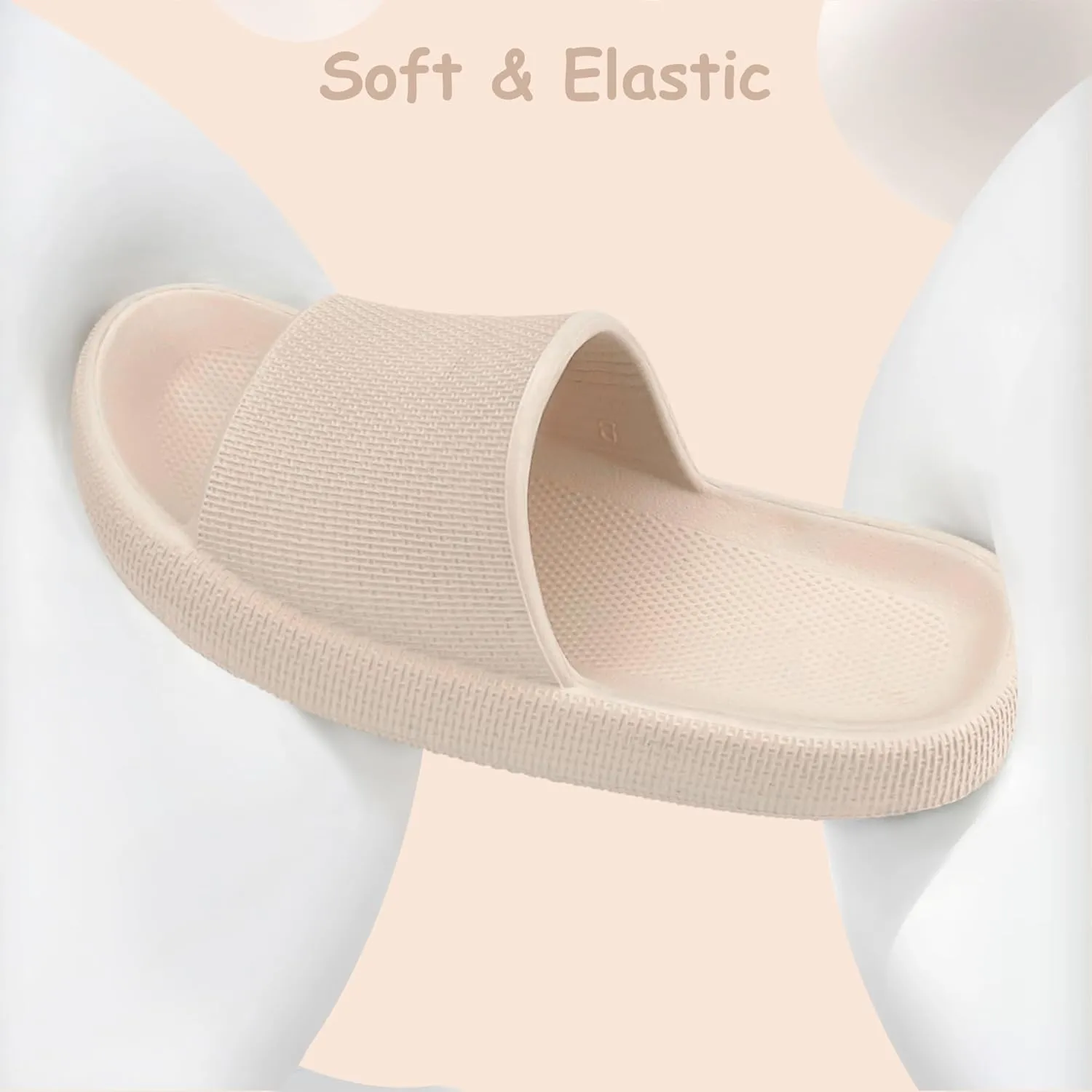 Cubufly Cloud Slides for Kids丨Boys Girls Shower Slippers Slip on Sandals丨Non-Slip Open Toe Pillow Slippers Sandals丨Quick Drying Summer Beach Pool Shoes