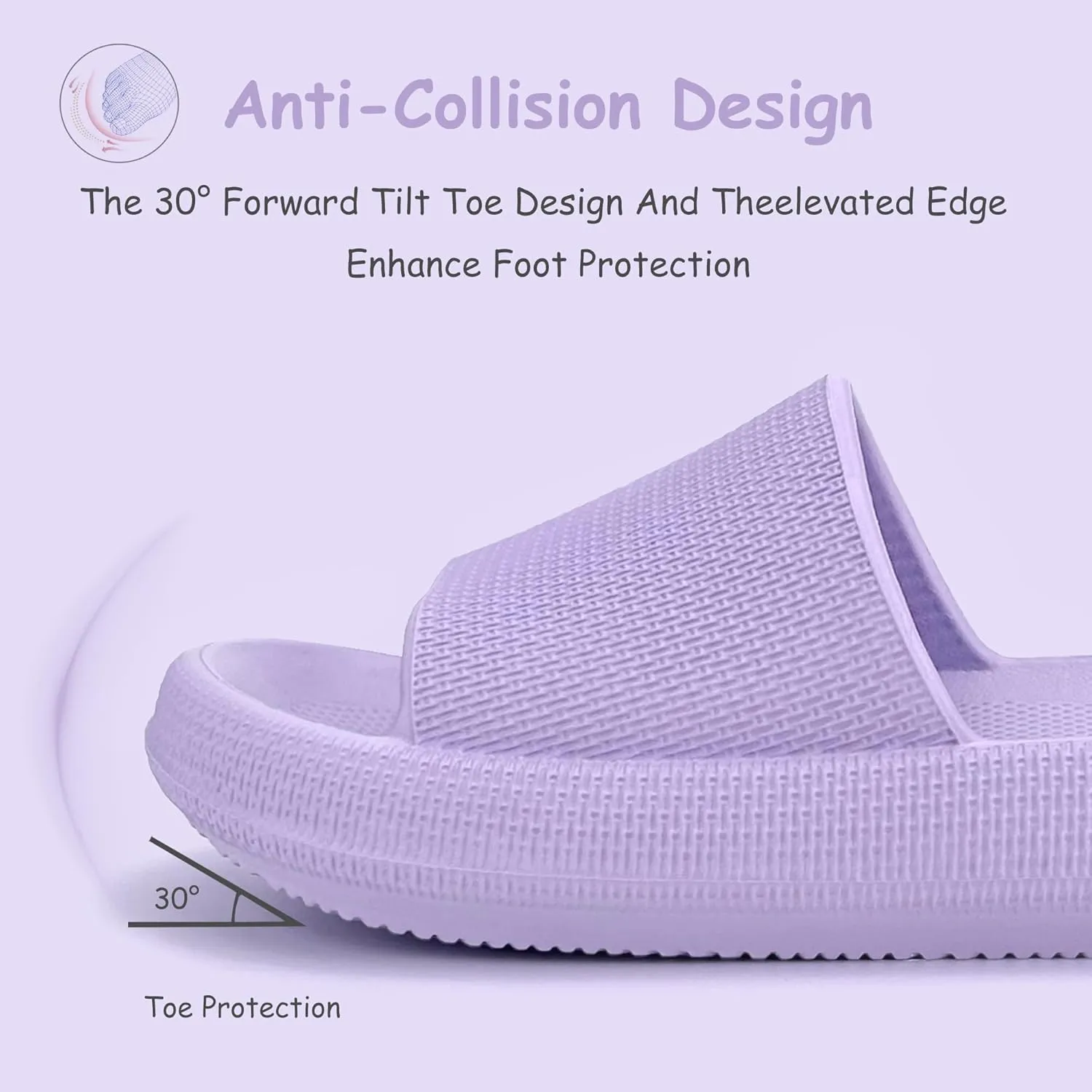 Cubufly Cloud Slides for Kids丨Boys Girls Shower Slippers Slip on Sandals丨Non-Slip Open Toe Pillow Slippers Sandals丨Quick Drying Summer Beach Pool Shoes