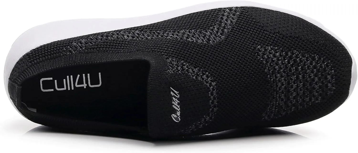 Cull4U Women's Easy 2 Walk Knit Slipper Mules Shoe