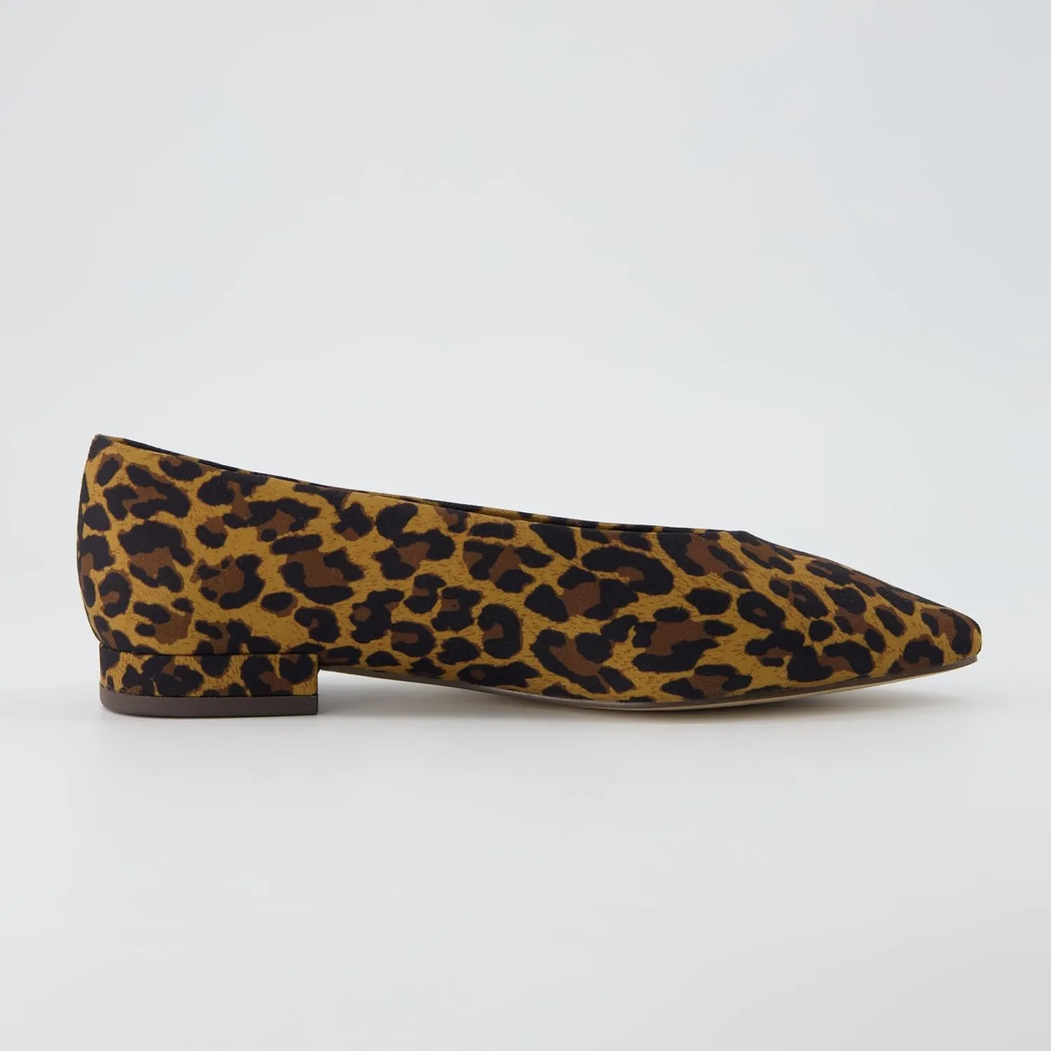 CUSHIONAIRE Gabor Women's Pointed Toe Slip-On Flat  Memory Foam, Wide Widths Available
