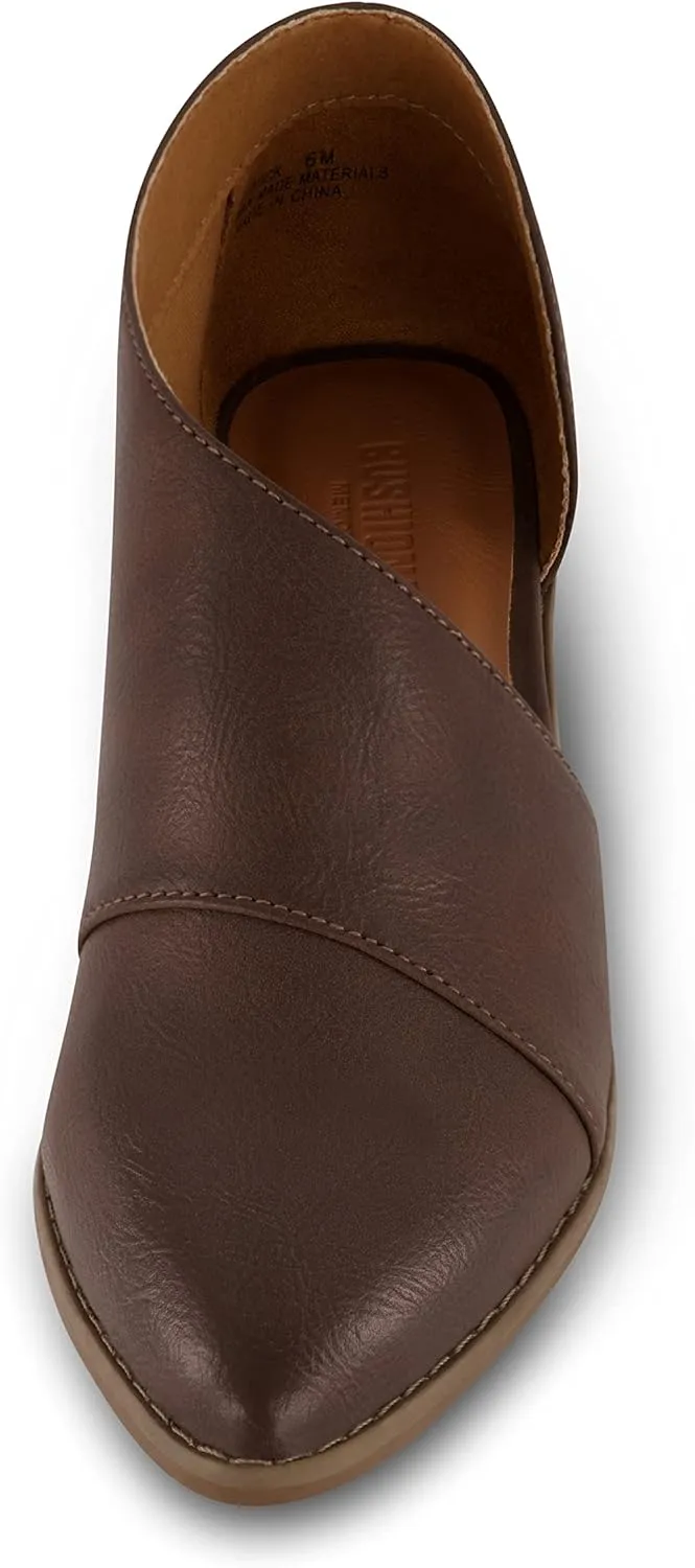 CUSHIONAIRE Women's Puck Side Cut Out Flat  Memory Foam and Wide Widths Available