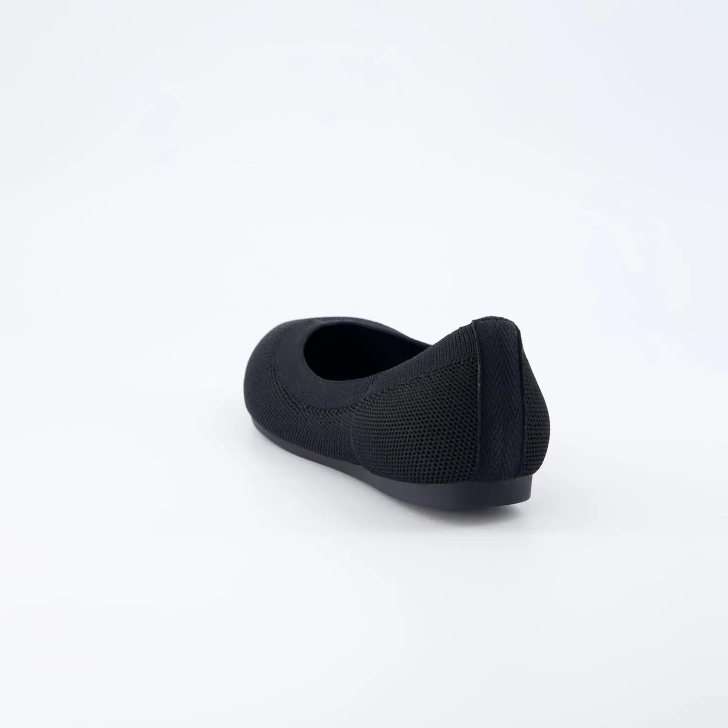 CUSHIONAIRE Women's Surrey Knit Flat with  Memory Foam, Wide Widths Available